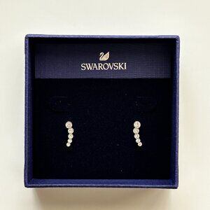 Brand New Swarovski Crystal Line Earrings
